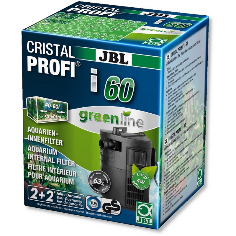 JBL CristalProfi I60 Greenline /Вътрешен Филтър За Аквариуми До 80л/