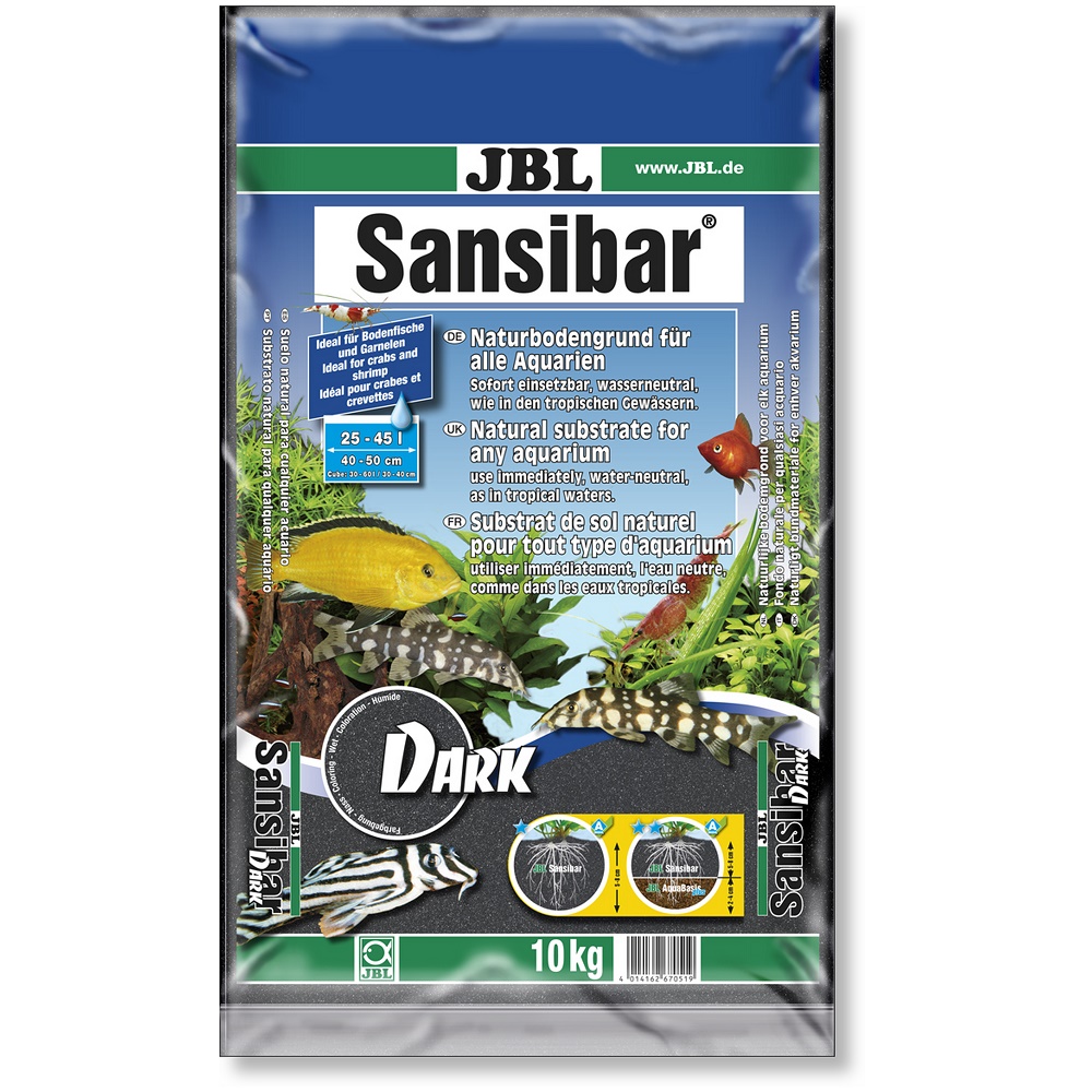 JBL Sansibar DARK /Фин Черен Субстрат За Аквариуми И Tерариуми/-10кг JBL Sansibar DARK /Фин Черен Субстрат За Аквариуми И Tерариуми/-10кг