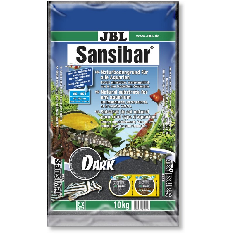 JBL Sansibar DARK /Фин Черен Субстрат За Аквариуми И Tерариуми/-10кг JBL Sansibar DARK /Фин Черен Субстрат За Аквариуми И Tерариуми/-10кг