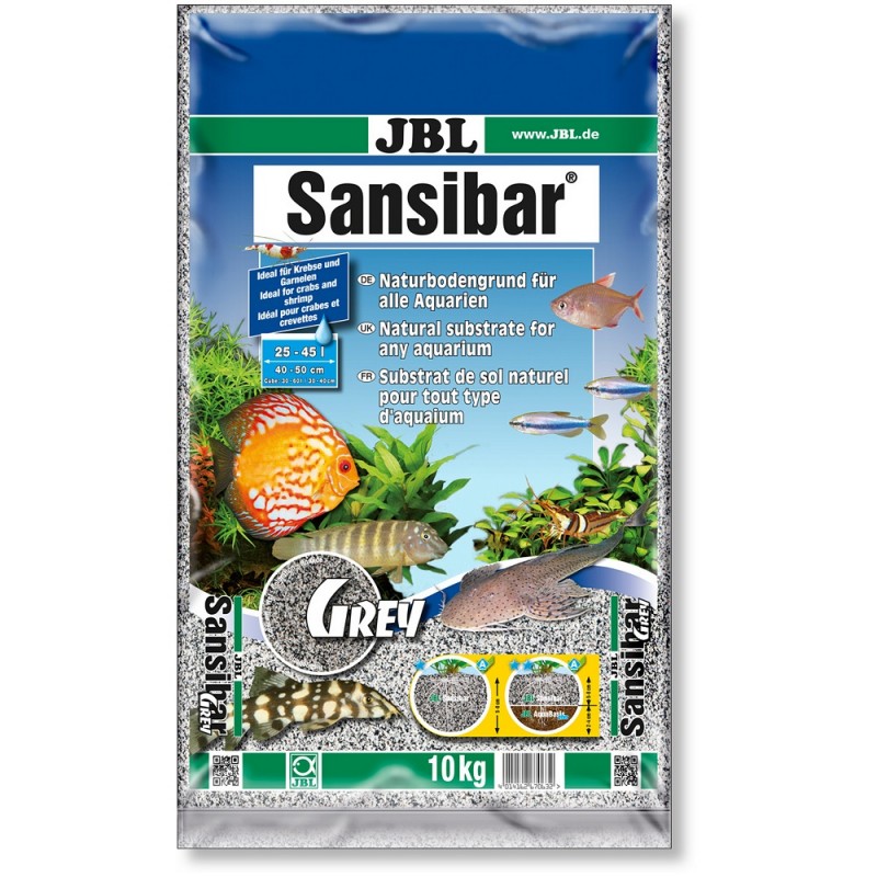JBL Sansibar GREY /Фин Сив Субстрат За Аквариуми И Терариуми/-10кг JBL Sansibar GREY /Фин Сив Субстрат За Аквариуми И Терариуми/-10кг