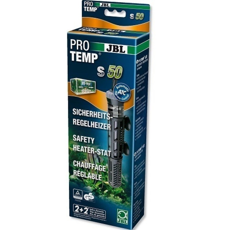 JBL PROTEMP S 50 /нагревател за аквариуми от 25 до 90л/-50W JBL PROTEMP S 50 /нагревател за аквариуми от 25 до 90л/-50W