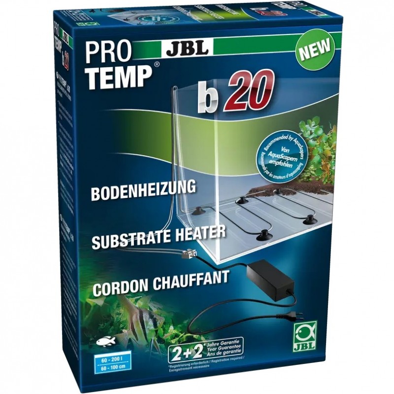 JBL PROTEMP b20 III /Дънен Нагревател За Аквариуми От 60 до 200л/-20W