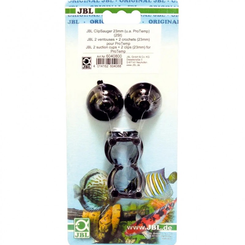 JBL Suction Cup With Clip 23mm /Вендузи С Клипове За Нагреватели  JBL PROTEMP S/-2бр