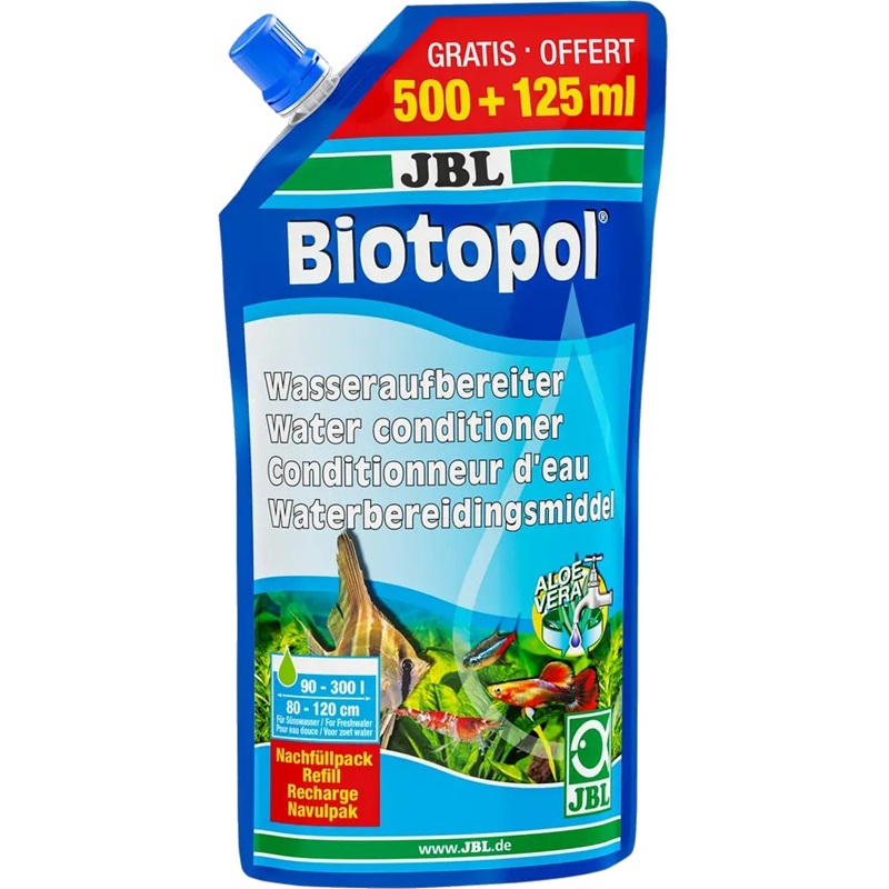 JBL Biotopol /Препарат За Сладководни Аквариуми За Стабилизиране И Поддръжка На Водата/-500+125мл JBL Biotopol /Препарат За Сладководни Аквариуми За Стабилизиране И Поддръжка На Водата/-500+125мл