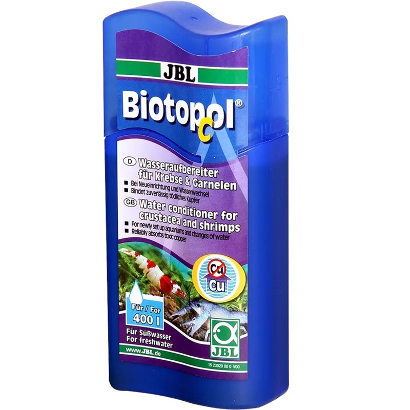 JBL Biotopol C /Препарат За Аквариуми С Ракообразни И Скариди За Стабилизиране И Поддръжка На Водата/-100мл JBL Biotopol C /Препарат За Аквариуми С Ракообразни И Скариди За Стабилизиране И Поддръжка На Водата/-100мл