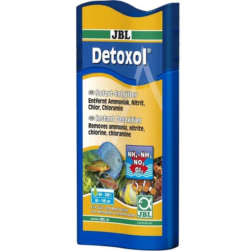 JBL Detoxol /Препарат За Моментално Премахва На Токсини От Аквариумна Вода/-250мл JBL Detoxol /Препарат За Моментално Премахва На Токсини От Аквариумна Вода/-250мл
