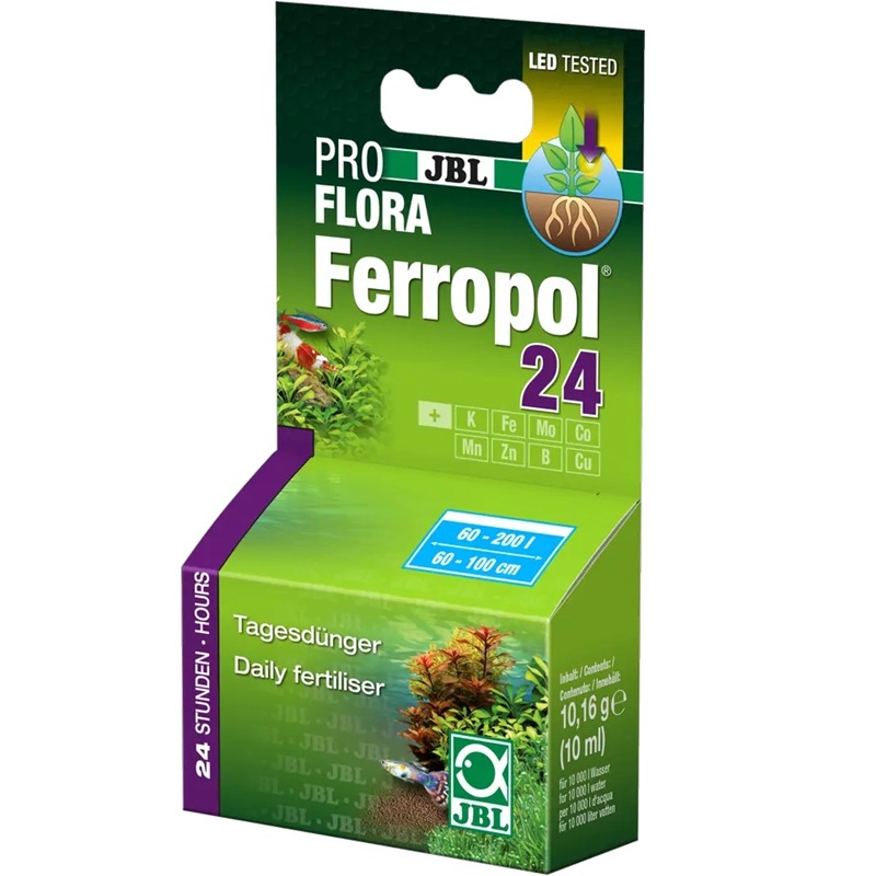 JBL PROFLORA Ferropol 24 /Течна Тор За Аквариумни Растения За Ежедневна Употреба/-10мл JBL PROFLORA Ferropol 24 /Течна Тор За Аквариумни Растения За Ежедневна Употреба/-10мл