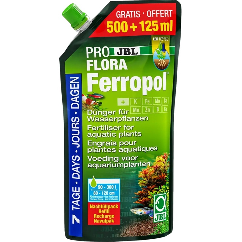 JBL PROFLORA Ferropol /Основна Течна Тор За Аквариумни Растения С Микроелементи/-500+125мл JBL PROFLORA Ferropol /Основна Течна Тор За Аквариумни Растения С Микроелементи/-500+125мл