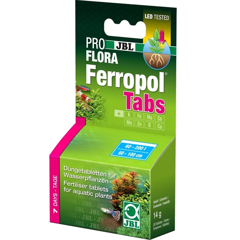 JBL PROFLORA Ferropol Tabs /Основна Тор За Аквариумни Растения Концентрирана В Разтворими Таблетки/-30бр JBL PROFLORA Ferropol Tabs /Основна Тор За Аквариумни Растения Концентрирана В Разтворими Таблетки/-30бр