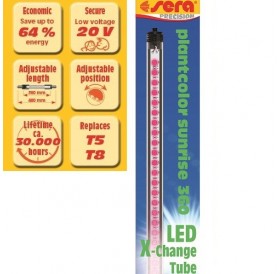 Sera® LED X-Change Tube Plantcolor Sunrise 360 /LED лампа за растения (подсилва цветовете и спомага растежа) 4,3W/-36см