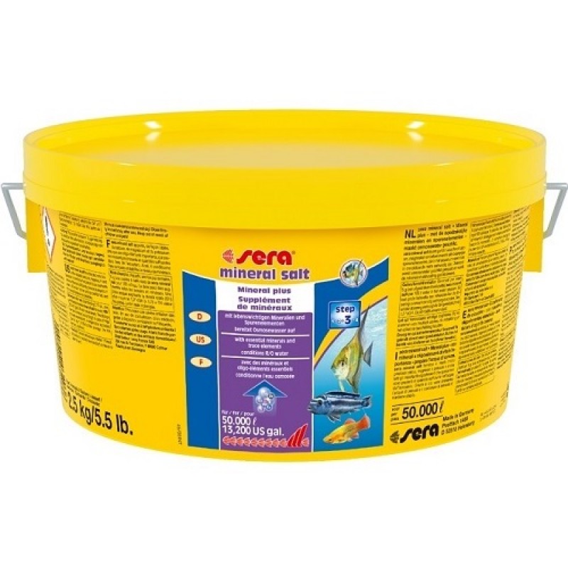 Sera® Mineral Salt /обогатява водата с множество минерали в пълен спектър/-2,5кг Sera® Mineral Salt /обогатява водата с множество минерали в пълен спектър/-2,5кг