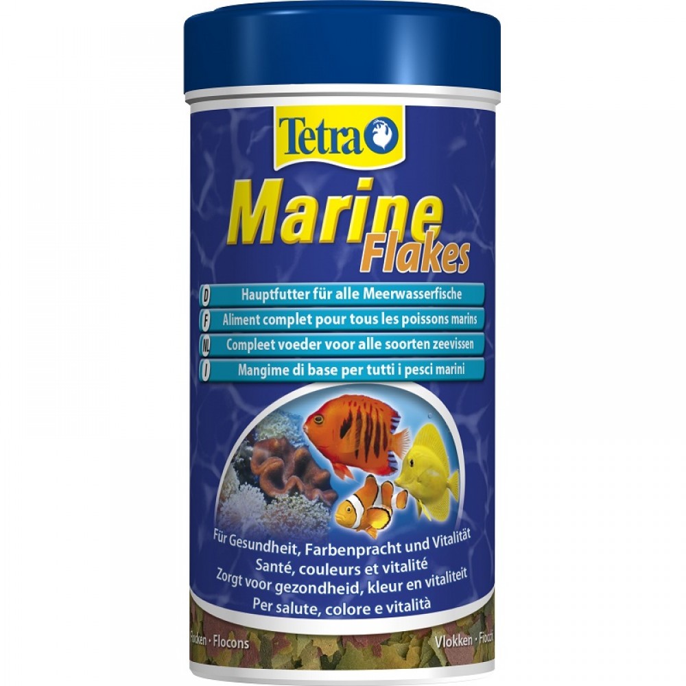 Tetra Marine Flakes /Основна Храна За Соленоводни Рибки/-250мл Tetra Marine Flakes /Основна Храна За Соленоводни Рибки/-250мл