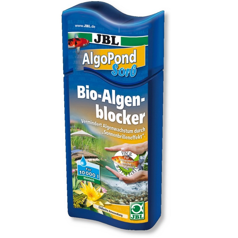 JBL AlgoPond Sorb /Препарат За Пречистване На Водата В Градински Езера Чрез Блокиране На Спектър От Светлина/-500мл