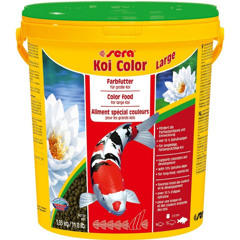 Sera Koi Color Large /Оцветяваща Храна За Кои/-21л