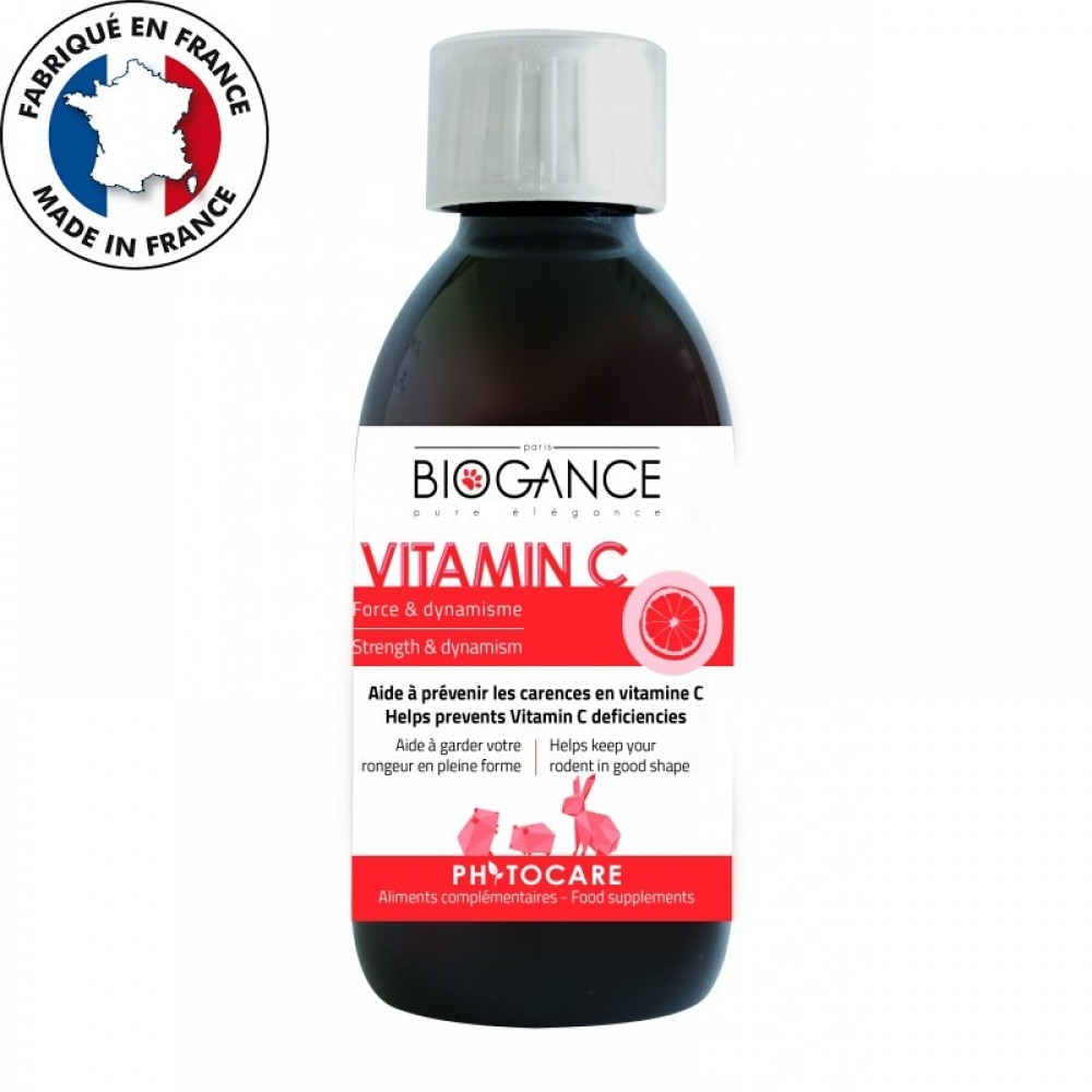 Biogance Phytocare Vitamin C /Хранителна Добавка За Гризачи Подобряваща Състоянието На Организма/-200мл Biogance Phytocare Vitamin C /Хранителна Добавка За Гризачи Подобряваща Състоянието На Организма/-200мл