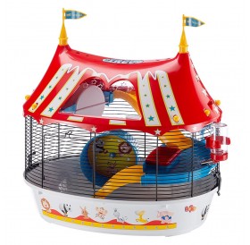 Ferplast Circus Fun /напълно оборудвана клетка за хамстери/-49,5x34x42,5см