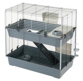 Ferplast Rabbit 100 Double /Напълно Оборудвана Клетка За Зайци На Две Нива/-95x57x93,5см