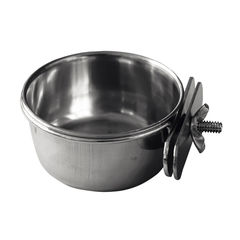 Nobby Stainless Steel Bowl With Holder 300ml /Метална Купичка С Държач 300мл/-Ø10см