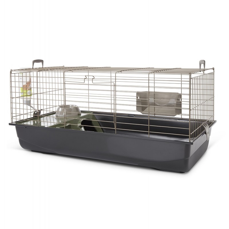 Savic Nero 3 De Luxe Dwarf Rabbit Cage Happy Planet /Напълно Оборудвана Клетка За Зайче/100x50x45см