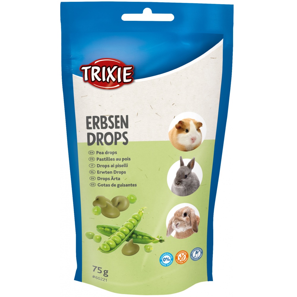 Trixie Pea Drops /Витаминен Дропс За Гризачи С Грах/-75гр Trixie Pea Drops /Витаминен Дропс За Гризачи С Грах/-75гр