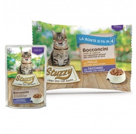 Stuzzy Cat Multipack Chunks For Sterilized Cats With Chicken With Turkey /Храна За кастрирани Котки С Пилешко И Пуешко Месо/-4х85гр Stuzzy Cat Multipack Chunks For Sterilized Cats With Chicken With Turkey /Храна За кастрирани Котки С Пилешко И Пуешко Месо/-4х85гр