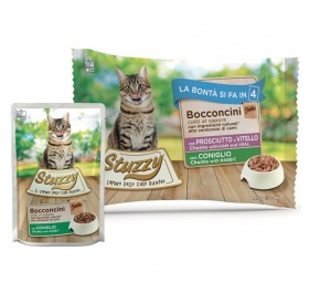 Stuzzy Cat Multipack Chunks In Jelly With Ham And Veal With Rabbit /Храна За Израснали Котки Шунка С Телешко И Заешко Месо/-4х85гр Stuzzy Cat Multipack Chunks In Jelly With Ham And Veal With Rabbit /Храна За Израснали Котки Шунка С Телешко И Заешко Месо/-4х85гр