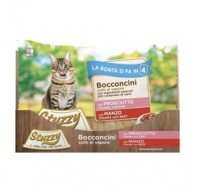 Stuzzy Cat Multipack Chunks With Ham With Beef /Храна За Израснали Котки С Шунка И Говеждо Месо/-4х85гр Stuzzy Cat Multipack Chunks With Ham With Beef /Храна За Израснали Котки С Шунка И Говеждо Месо/-4х85гр