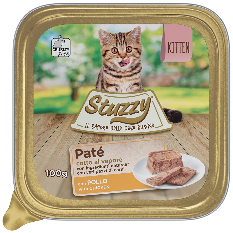 Stuzzy Cat Kitten Paté With Chicken /Храна За Подрастващи Котенца Пастет С Пилешко Месо/-6х100гр