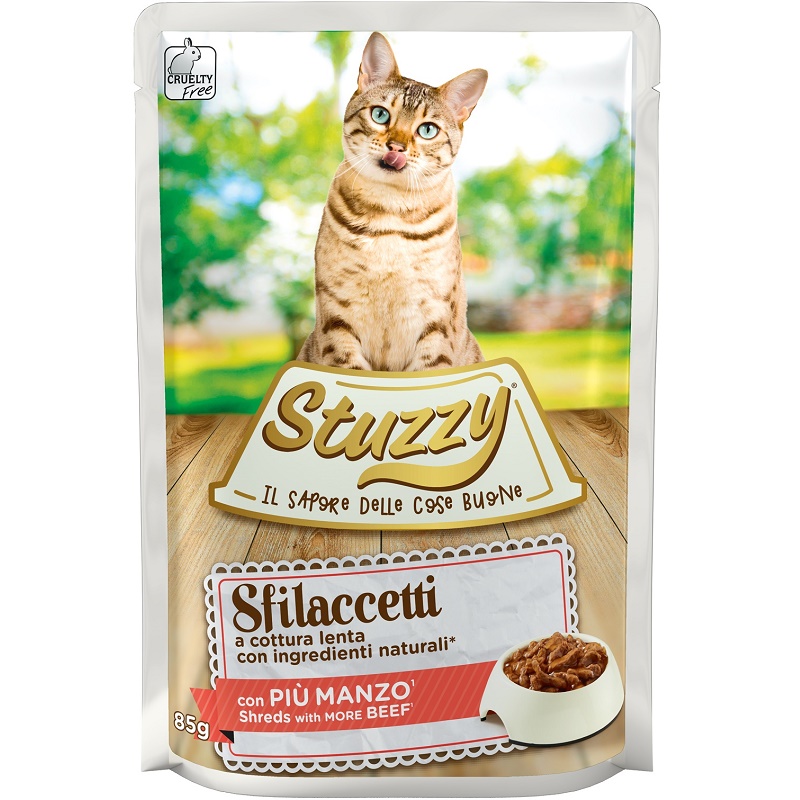 Stuzzy Cat Shreds With Beef /Храна За Израснали Котки С Говеждо Месо/-6х85гр Stuzzy Cat Shreds With Beef /Храна За Израснали Котки С Говеждо Месо/-6х85гр
