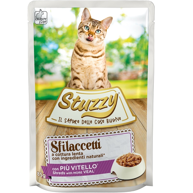 Stuzzy Cat Shreds With Veal /Храна За Израснали Котки С Телешко Месо/-6х85гр Stuzzy Cat Shreds With Veal /Храна За Израснали Котки С Телешко Месо/-6х85гр