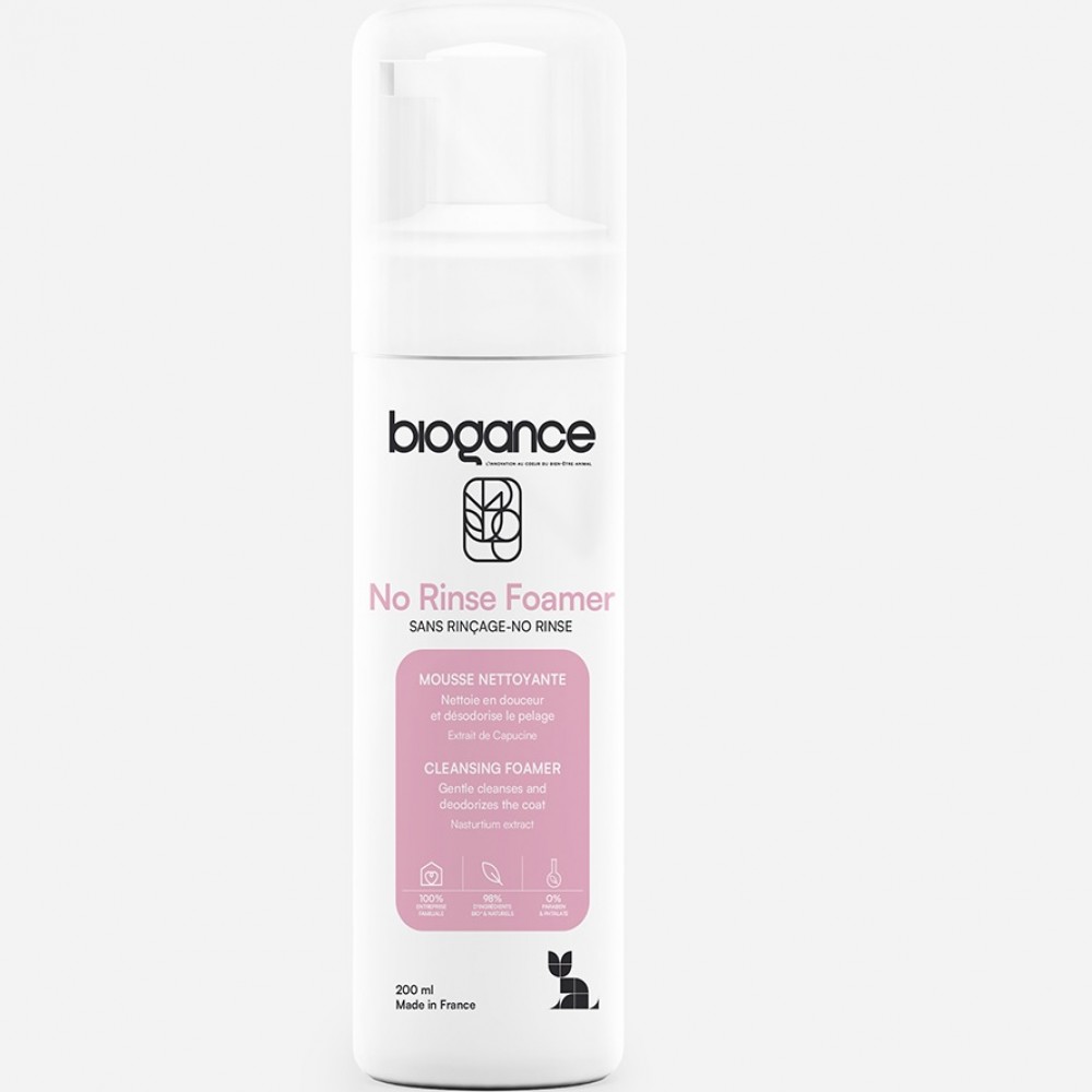 Biogance Cat No Rinse Foamer /Сух Шампоан Във Вид На Пяна За Котки/-200мл Biogance Cat No Rinse Foamer /Сух Шампоан Във Вид На Пяна За Котки/-200мл