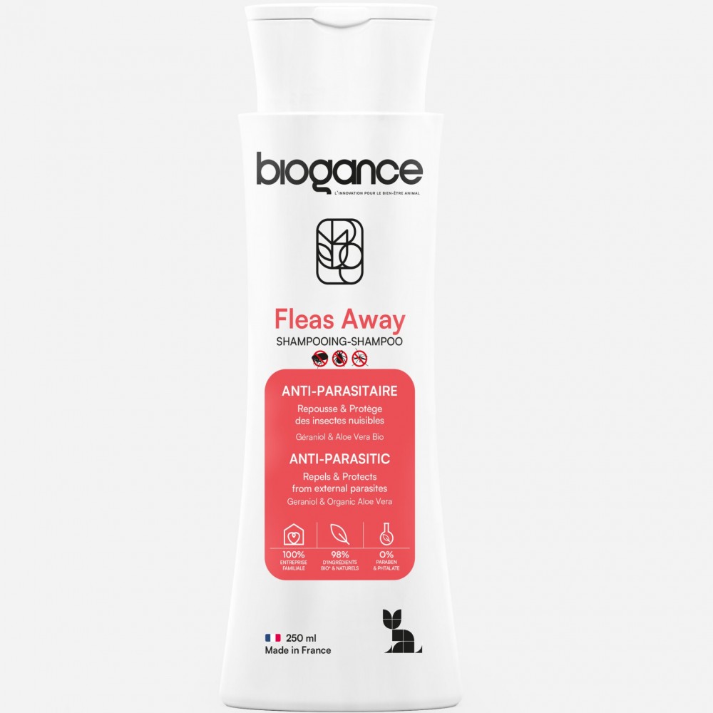 Biogance Fleas Away Shampoo /Репелентен Шампоан За Котки/-250мл Biogance Fleas Away Shampoo /Репелентен Шампоан За Котки/-250мл