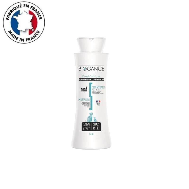 Biogance Fresh 'n' Pure Shampoo /Хидратиращ Шампоан За Честа Употреба За Котки/-150мл Biogance Fresh 'n' Pure Shampoo /Хидратиращ Шампоан За Честа Употреба За Котки/-150мл