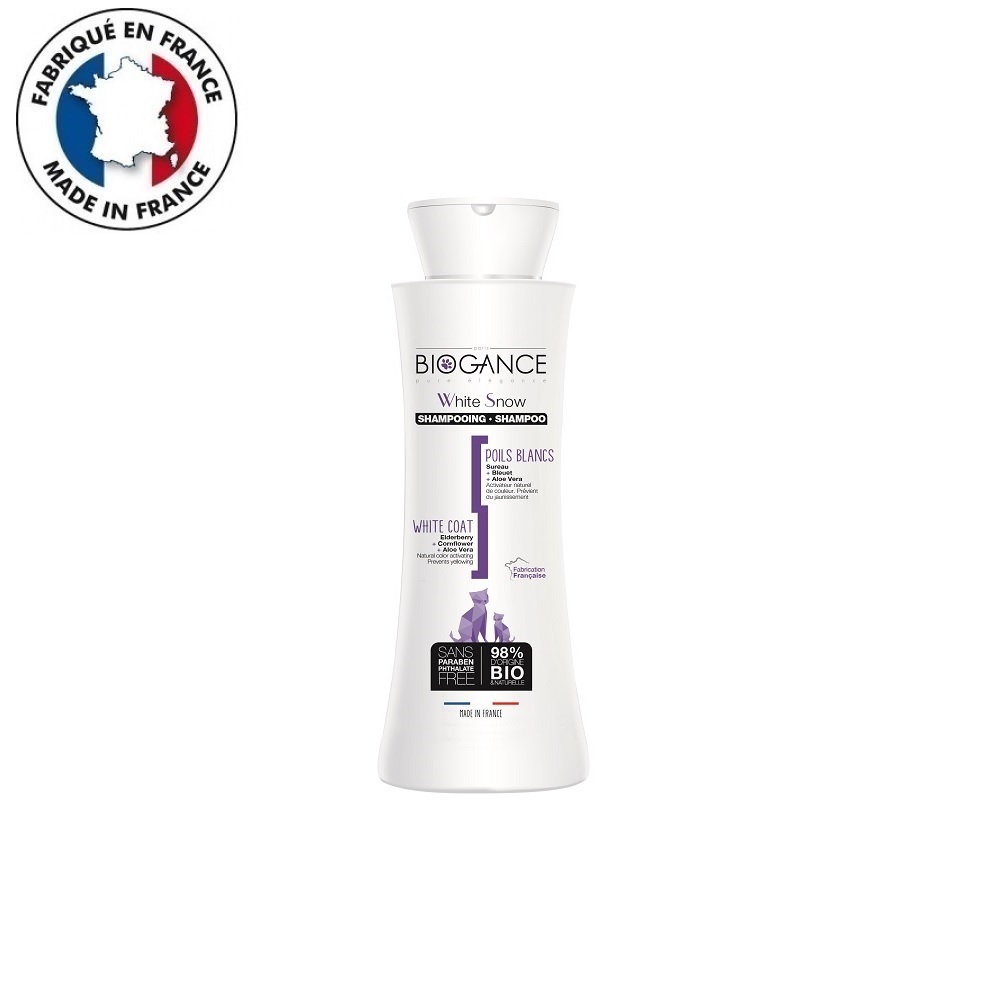 Biogance White Snow Shampoo /Шампоан За Котки С Бяла Козина/-150мл Biogance White Snow Shampoo /Шампоан За Котки С Бяла Козина/-150мл