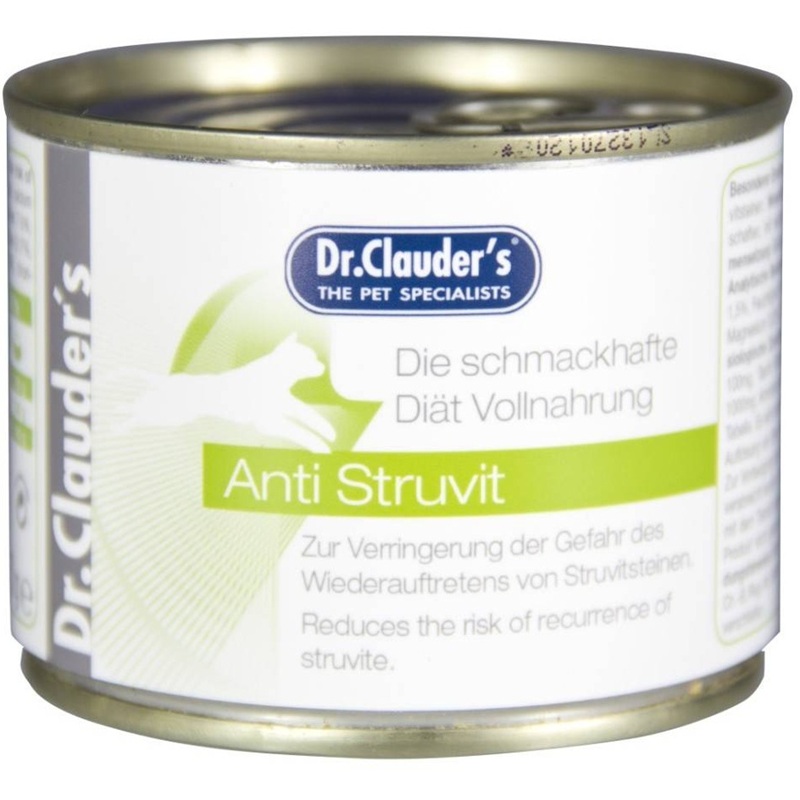 Dr.Clauder's Anti Struvit Diet Cat /Диета За Котки За Предотвратяване И Профилактика Срещу Струвити/-200гр