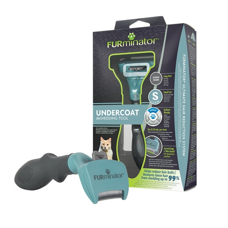 FURminator Undercoat DeShedding Tool For Long Haired Small Cats /Гребен Тип Тример За Малки Котки С Дълга Козина/ FURminator Undercoat DeShedding Tool For Long Haired Small Cats /Гребен Тип Тример За Малки Котки С Дълга Козина/