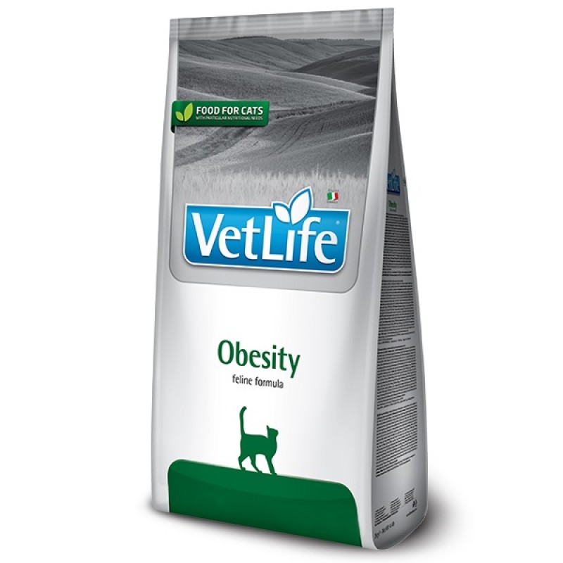 Farmina Vet Life Feline Obesity /Пълноценна Диета За Намаляване На Наднормено Тегло При Котки Със Затлъстяване/-5кг
