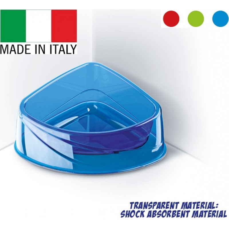Georplast Corner Lux Big /Пластмасова Ъглова Купа За Храна Или Вода/-24,5x19х9,5см Georplast Corner Lux Big /Пластмасова Ъглова Купа За Храна Или Вода/-24,5x19х9,5см