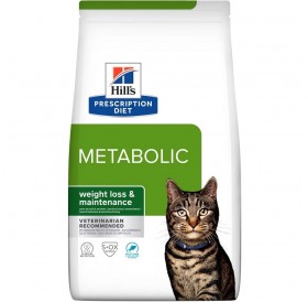 Hill's Prescription Diet Feline Metabolic Weight Loss&Maintenance With Tuna /Диета За Котки С Наднормено Тегло Или Поддържането Му След Отслабване С Риба Тон/-1,5кг