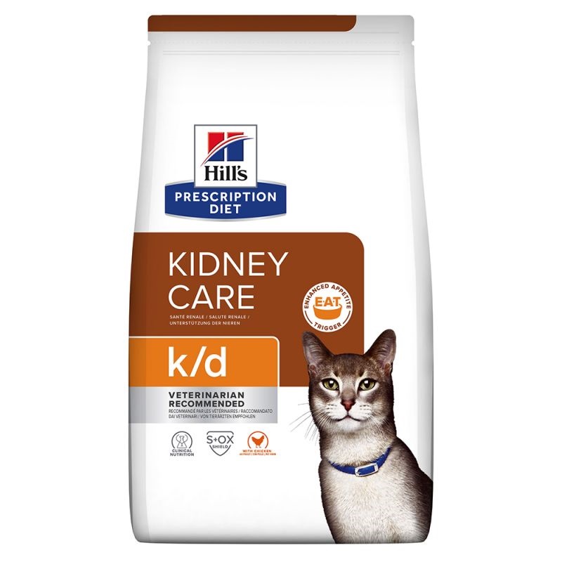 Hill's Prescription Diet Feline k/d Kidney Care /Диета За Котки С Бъбречна Недостатъчност/-8кг Hill's Prescription Diet Feline k/d Kidney Care /Диета За Котки С Бъбречна Недостатъчност/-8кг