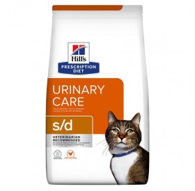 Hill's Prescription Diet Feline s/d Urinary Care /Диета За Котки За Бързо Разтваряне На Струвитни Уролити/-1,5кг
