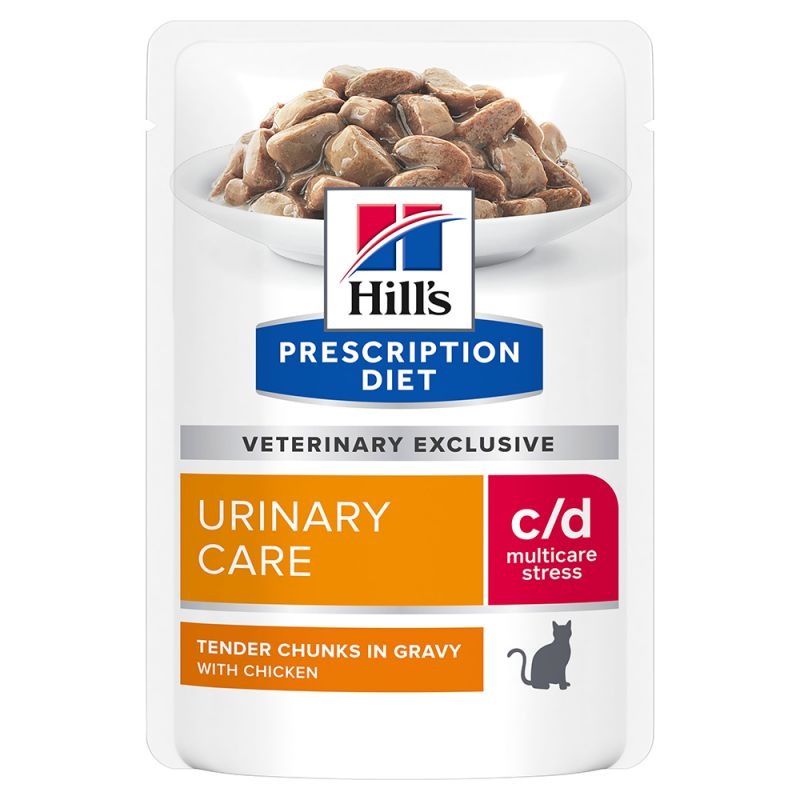 Hill's Prescription Diet Feline c/d Multicare Stress Urinary Care With Chicken /Диета За Котки Страдащи От Идиопатичен Цистит И Профилактика На Уролити/-12х85гр Hill's Prescription Diet Feline c/d Multicare Stress Urinary Care With Chicken /Диета За Котки Страдащи От Идиопатичен Цистит И Профилактика На Уролити/-12х85гр