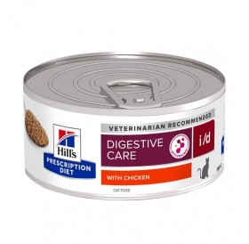 Hill's Prescription Diet Feline i/d Digestive Care /Диета За Котки Имащи Повръщане Диария Или Се Възстановяват От Операция/-156гр