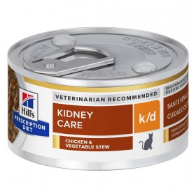 Hill's Prescription Diet Feline k/d Chicken&Vegetable /Диета За Котки С Бъбречна Недостатъчност С Пилешко Месо И Зеленчуци/-82гр