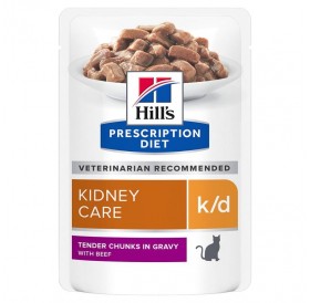 Hill's Prescription Diet Feline k/d With Beef /Диета За Котки С Бъбречна Недостатъчност/-12х85гр
