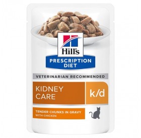 Hill's Prescription Diet Feline k/d With Chicken /Диета За Котки С Бъбречна Недостатъчност/-12х85гр