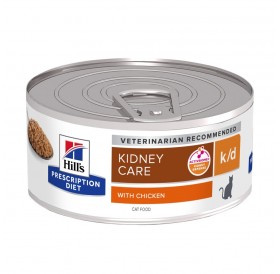Hill's Prescription Diet Feline k/d With Chicken /Диета За Котки С Бъбречна Недостатъчност/-156гр