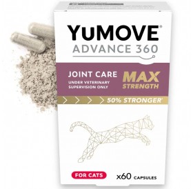 Lintbells YuMOVE ADVANCE 360 Max Strength For Cats /Мощна И Бързодействаща Добавка За Стави За Котки Които Изпитват Скованост На Ставите/-60бр Lintbells YuMOVE ADVANCE 360 Max Strength For Cats /Мощна И Бързодействаща Добавка За Стави За Котки Които Изпитват Скованост На Ставите/-60бр