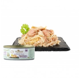 Nuevo Handmade Filets Chicken&Tuna /Храна За Котки С Пилешки Филенца И Риба Тон В Собствен Сос/-70гр Nuevo Handmade Filets Chicken&Tuna /Храна За Котки С Пилешки Филенца И Риба Тон В Собствен Сос/-70гр