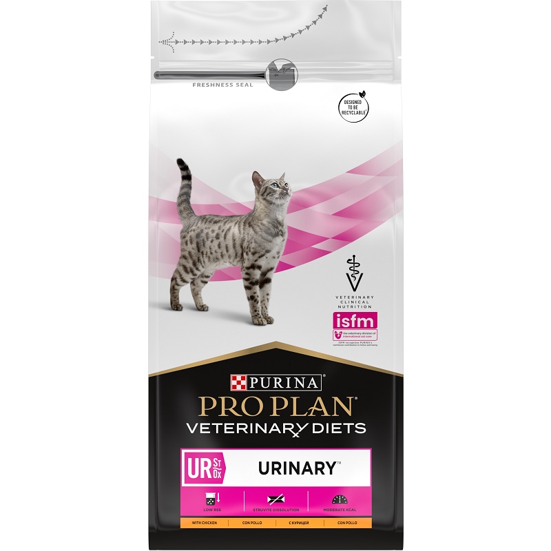 Pro Plan Veterinary Diets UR Urinary St/Ox Dry Cat Food With Chicken /Диета За Израснали Котки При Лечение И Профилактика На Долния Уринарен Тракт/-1,5кг Pro Plan Veterinary Diets UR Urinary St/Ox Dry Cat Food With Chicken /Диета За Израснали Котки При Лечение И Профилактика На Долния Уринарен Тракт/-1,5кг
